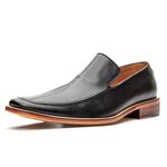 Sapato Loafer Mocassim Premium masculino couro legítimo cor preto tipo exportação