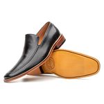 Sapato Loafer Mocassim Premium masculino couro legítimo cor preto tipo exportação