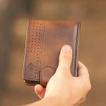 Carteira masculina clássica tradicional couro legítimo cor café