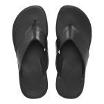 Chinelo Masculino confortável couro legítimo cor preto