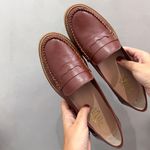 Mocassim Paula Couro Marrom