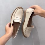 Mocassim Paula Couro Off White