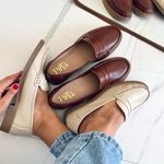 Mocassim Paula Couro Marrom
