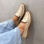 Mocassim Paula Couro Off White