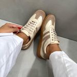 Tênis Maya Camurça Off White 