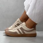 Tênis Maya Camurça Off White 