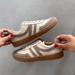 Tênis Maya Camurça Off White 