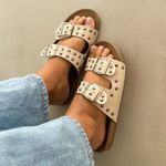 Sandália Papete Cecilia Off White