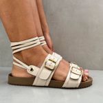 Sandália Papete Helena Off White