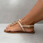 Rasteira Milena Off White