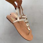 Rasteira Milena Off White
