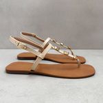 Rasteira Milena Off White