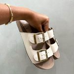 Sandália Papete Off White