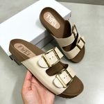 Sandália Papete Off White