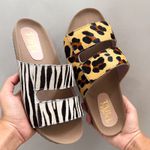 Sandália Papete Alice Zebra