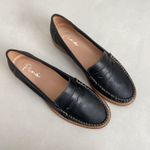 Mocassim Paula Couro Preto