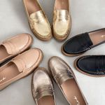 Mocassim Paula Couro Dourado