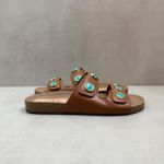 Sandália Papete Iara Caramelo