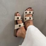 Sandália Papete Iara Off White