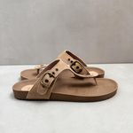 Sandália Papete Tati Camurça Areia