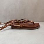 Sandália Papete Julia Caramelo