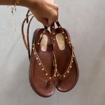 Sandália Papete Julia Caramelo