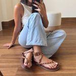 Sandália Papete Julia Caramelo