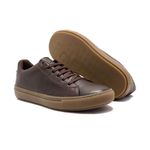 Tenis Quebec Fitch Brown em Couro 