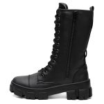 Bota Coturno Feminino Cano Longo Tratorada Blogueira