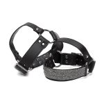 Bota Feminina Cano Médio Preta Fivelas Biker