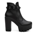 Bota Coturno Tratorado Napa Preto 