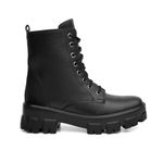 Bota Coturno Militar Feminino Tratorado Cadarço
