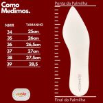 Sapatilha Mule Feminino Slingback Bege Branco Clarinho Tachas