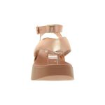 Sandália Feminina Rose Gold de Dedo Moleca Conforto Flat
