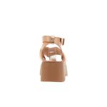 Sandália Feminina Rose Gold de Dedo Moleca Conforto Flat