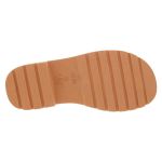 Sandália Feminina Flat Caramelo da Vizzano Aplique Dourado 