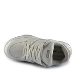 Tênis Feminino Branco Cinza Casual Conforto