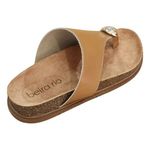Sandália Feminina Papete Chinelo Anel Dourado Ring Toe Beira Rio