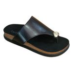 Sandália Feminina Papete Chinelo Anel Dourado Ring Toe Beira Rio