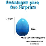 Ovo Surpresa Azul c/10und Festplastik