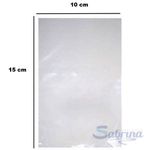 Saco Plástico PE 10x15cm Transparente 1kg-006