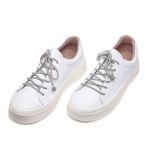 Tênis Paris Shine Comfort Couro Branco