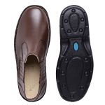 Bota Botina Masculina Elástico Leve Sapatoterapia Floater Café Vicenza