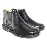 Bota Masculina Elástico e Zíper Leve Sapatoterapia Vicenza Preto