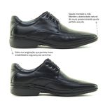 Sapato Social Jetta Super Leve Sapatoterapia Preto