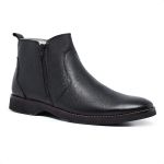 Bota Chelsea Zíper Sapatoterapia Amortecedora Preto Logan