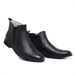 Bota Chelsea Zíper Sapatoterapia Amortecedora Preto Logan