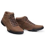 Bota Masculina Sapatoterapia Nobuck Taupe Tracker