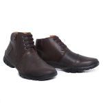 Bota Masculina de Zíper New Track Café Sapatoterapia 