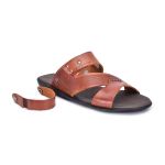 Sandália Masculina Couro 2 em 1 Sapatoterapia Comfort Whisky